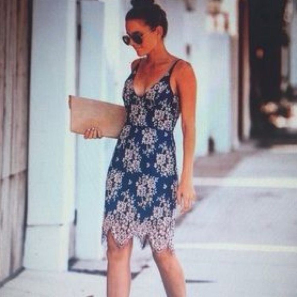 Vici Alexia Lace Mini Dress